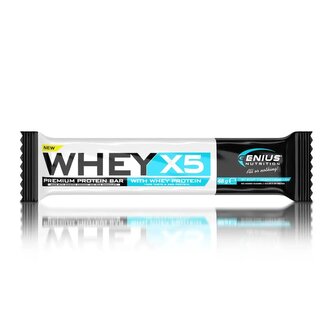 Genius Nutr Whey X5 Protein Bar 48g Caramel Coconut