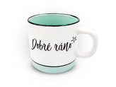 Nekupto Hrnek s potiskem Dobré ráno Pastel