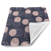 Deka pro miminko Kruhy a puntíky: 80x100 cm