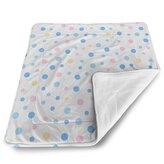 Deka pro miminko Barevné puntíky na bílé: 80x100 cm