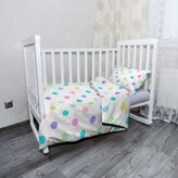 Dětské povlečení do postýlky Puntík vedle puntíku: 100x135 / 40x60