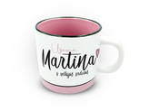 Nekupto Hrnek se jménem MARTINA Pastel