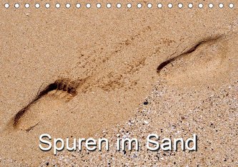 Spuren im Sand (Tischkalender 2020 DIN A5 quer)