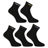 5PACK ponožky HEAD kotníkové černé (701230707 002) L