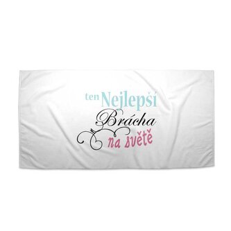 Ručník Ten nejlepší brácha na světě: 30x50 cm
