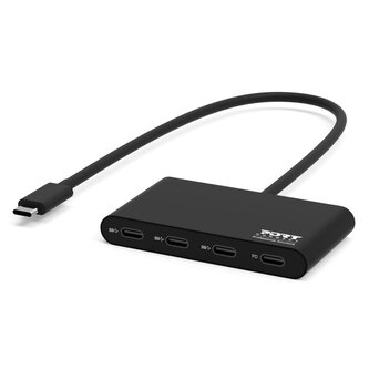 PORT CONNECT USB-C HUB, 3x USB-C 3.1 + 1x USB-C 100W PD PORT CONNECT USB-C HUB, 3x USB-C 3.1 + 1x USB-C 100W PD