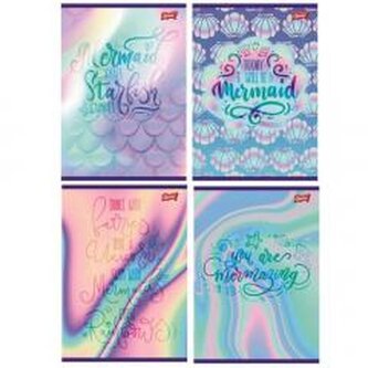 Zeszyt A5/16K linia 2 kolor Pastel Mermaid (15szt)