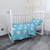 Dětské povlečení do postýlky Medvídci: 100x135 / 40x60