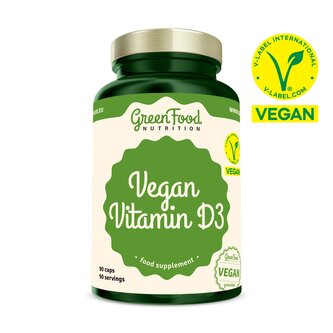 GreenFood Vegan Vitamin D3, 90 ks
