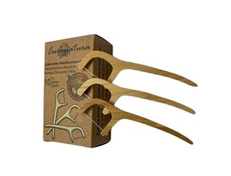 Curanatura Bambusové zubní nitě, 10ks