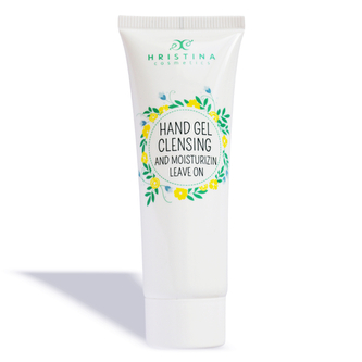 Hristina Přírodní čisticí a zvlhčující gel na mytí rukou bez oplachování, 100 ml