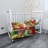 Dětské povlečení do postýlky Dinosauři 4: 100x135 / 40x60