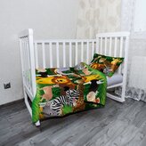 Dětské povlečení do postýlky Zvířátka: 120x90 / 40x60