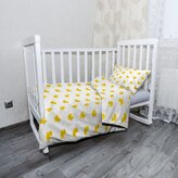 Dětské povlečení do postýlky Žluté kačenky: 120x90 / 40x60