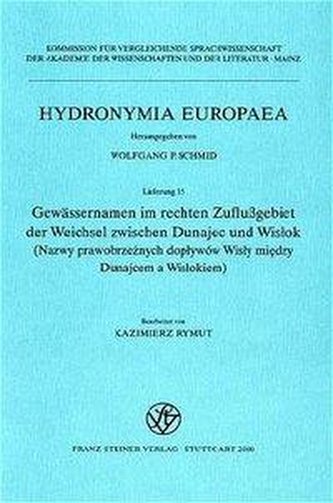 Gewässernamen im rechten Zuflußgebiet der Weichsel zwischen Dunajec und Wislok