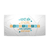 Ručník Když Bůh stvořil pradědečky: 70x140 cm