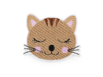 Nažehlovačka kočka - 10 ks - 2 béžová