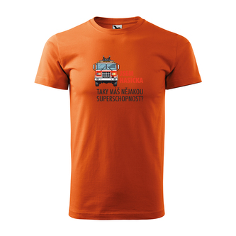 Jsem hasička, taky máš nějakou superschopnost?: oranžové L