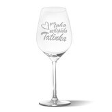 Sklenička na víno Pro toho nejlepšího tatínka: 49 cl