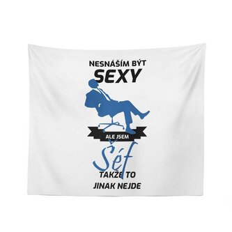 Deka Nesnáším být sexy, ale jsem šéf: 150x120 cm Deka Nesnáším být sexy, ale jsem šéf: 150x120 cm