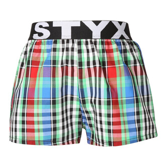 Dětské trenky Styx sportovní guma vícebarevné (BJ1036) 12-14 let