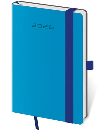 Kapesní diář Flexies modrý s poutkem