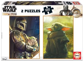 Puzzle 2x100 The Mandalorian G3