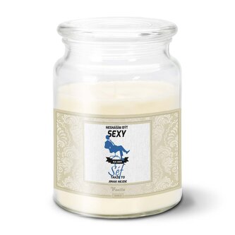 Svíčka Nesnáším být sexy, ale jsem šéf: 500 g