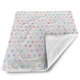 Deka pro miminko Různě barevné puntíky: 80x100 cm