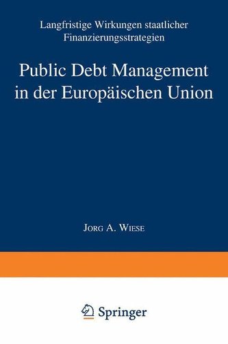 Public Debt Management in der Europäischen Union
