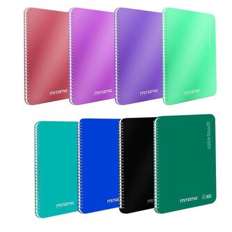 Spirálový sešit "i-Note", 18,5x24, linkovaný, 90 listů, růžová, MITAMA 62283-90202