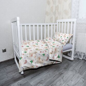 Dětské povlečení do postýlky Roztomilé lamy: 100x135 / 40x60 Dětské povlečení do postýlky Roztomilé lamy: 100x135 / 40x60