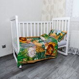 Dětské povlečení do postýlky Zoo: 100x135 / 40x60