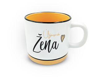 Nekupto Hrnek s potiskem Úžasná žena Pastel