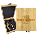 Dárková sada na víno Když Bůh stvořil pradědečky: 147×168×49 mm