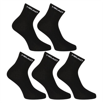 5PACK ponožky HEAD kotníkové černé (701232416 001) L