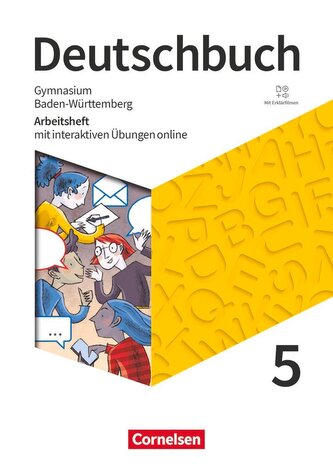 Deutschbuch Gymnasium 5. Schuljahr - Baden-Württemberg 2025 - Arbeitsheft mit interaktiven Übungen online