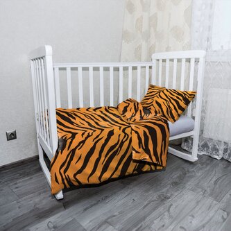 Dětské povlečení do postýlky Tygří vzor: 100x135 / 40x60