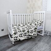 Dětské povlečení do postýlky Pandy s větvičkou: 100x135 / 40x60
