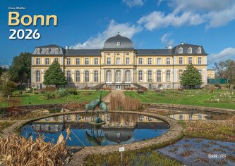Bonn 2026 Bildkalender A3 quer, spiralgebunden