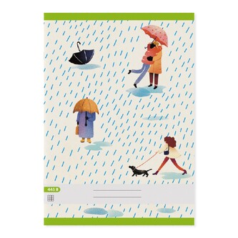 Papírny Brno - Školní sešit Premium 445 - A4, 40 listů, čtverečkovaný - 10 ks