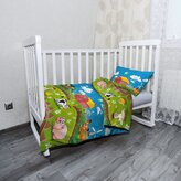 Dětské povlečení do postýlky Farma: 130x90 / 40x60