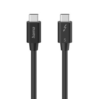 Hama Thunderbolt 5 kabel, USB-C, 1 m, 80 Gb/s, 240 W Hama Thunderbolt 5 kabel, USB-C, 1 m, 80 Gb/s, 240 W