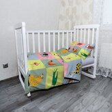 Dětské povlečení do postýlky Zvířátka ze Zoo: 100x135 / 40x60