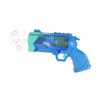 Pistole bublifuk modrá se světlem