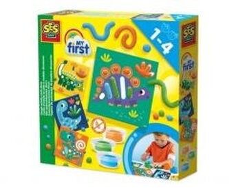 My first Karty aktywności dino z ciastoliną