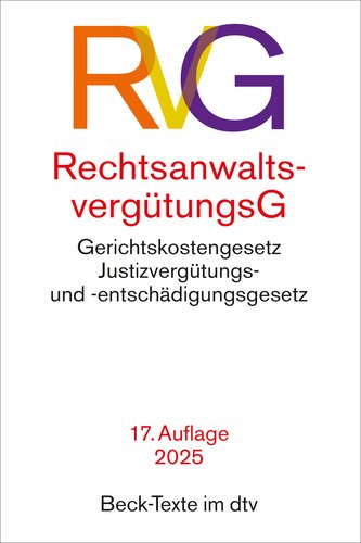 Rechtsanwaltsvergütungsgesetz. RVG