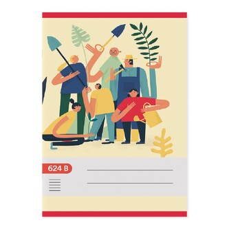 Papírny Brno - Školní sešit Premium 624 - A6, 20 listů, linkovaný - 20 ks