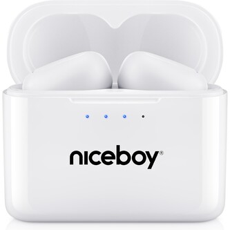 Niceboy HIVE Podsie 4 bezdrátová sluchátka bílá
