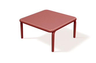 Konferenční stůl BRENE 795x795x405 - barva: retro červená